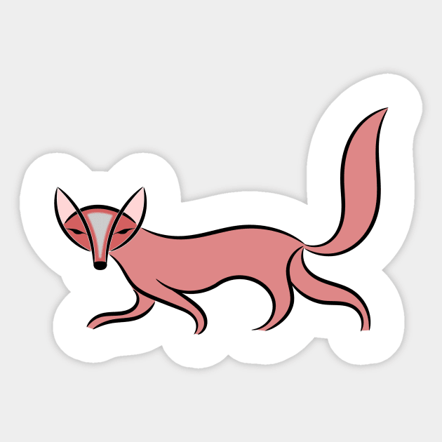 Fox Sticker by scdesigns